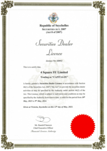 Capitalix Forex broker regulation FSA Certificate