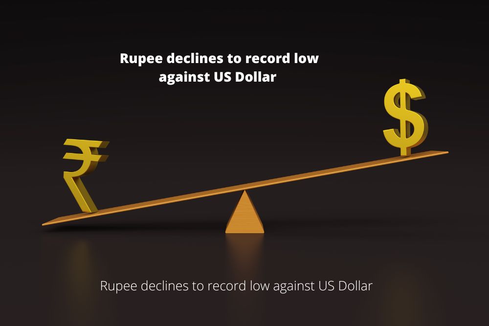 Rupee declines to record low against US Dollar